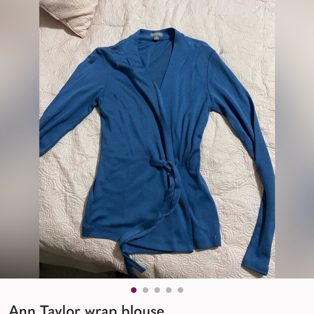Ann Taylor wrap blouse